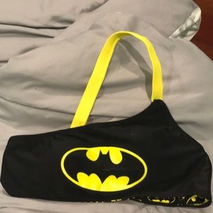 Batman Reversible One Shoulder Low Rise Bikini top